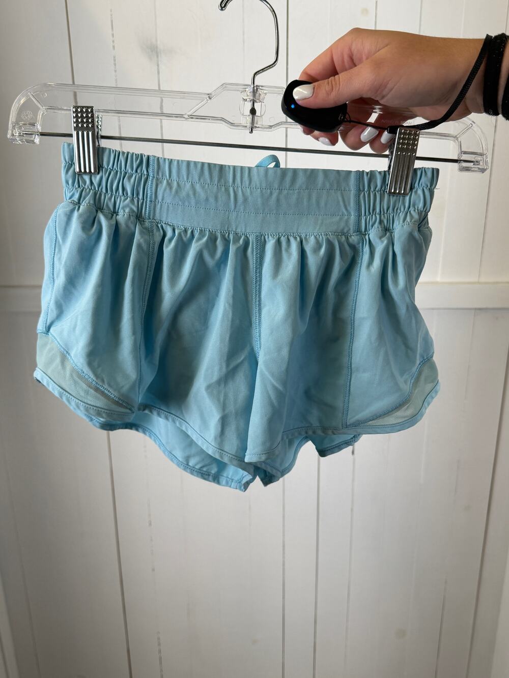 Lululemon Blue Athletic Shorts Size 4 Excellent Condition